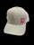 12 Bones Side Logo- Light Grey. Red Embroidery