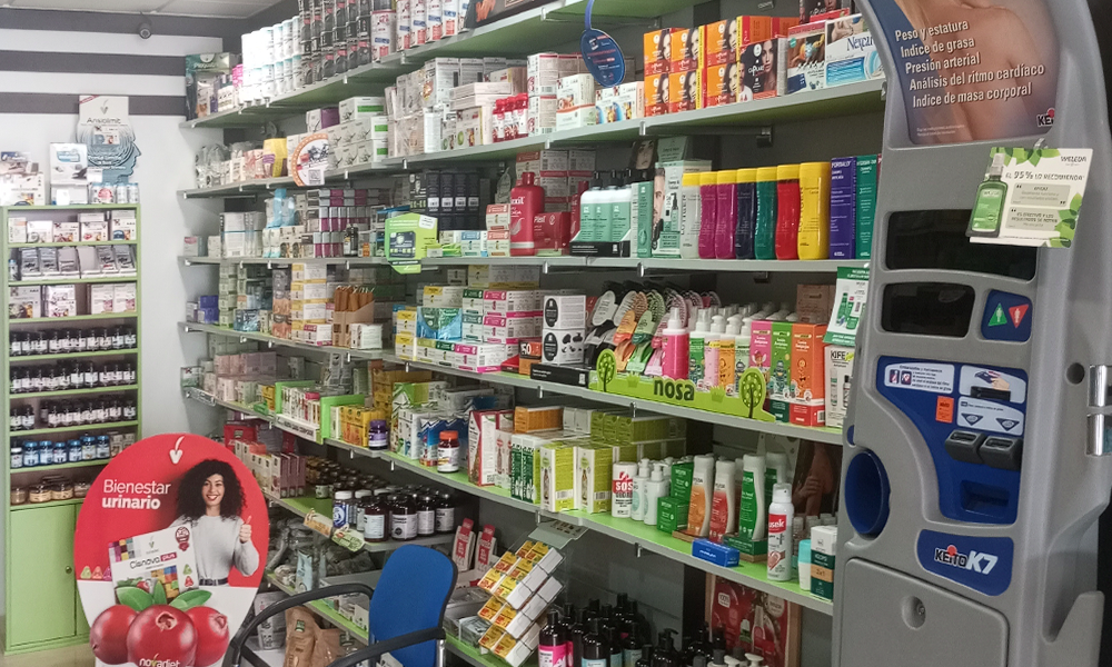 Productos de la Parafarmacia Libertad, en Casariche, Sevilla