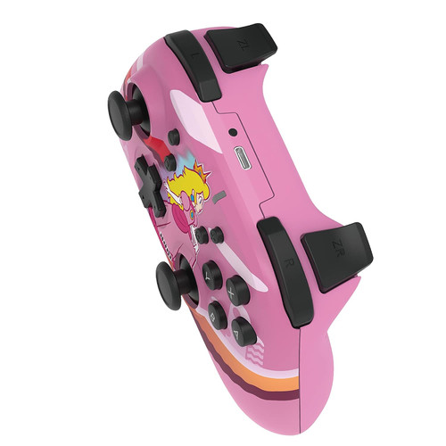 HORI Wireless HORIPAD (Peach) Pro Controller for Nintendo Switch - Officially Licensed By Nintendo