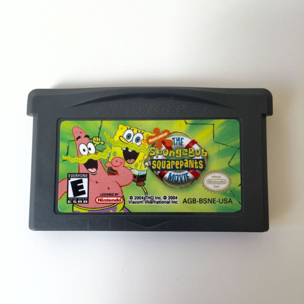 THE SPONGEBOB SQUAREPANTS MOVIE Nintendo Game Boy Advance