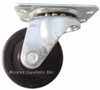 2PUHRS 2" Swivel Caster Hard Rubber Wheel