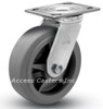 6x2 Swivel Caster TPR Flat Wheel