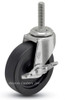 Polyolefin Single Wheel Threaded Stem with Brake