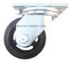 8x3 Swivel Caster Heavy Duty Rubber on Cast Iron Wheel