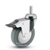2 inch non marking caster wheel total lock brake