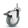 4 inch non marking caster wheel total lock brake