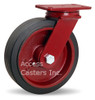 S-FM-13RH Hamilton ForgeMaster Swivel Caster Moldon Rubber Wheel