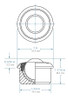 HDBT-1-3/16CS Hudson Heavy Duty Ball Transfer