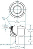 SHDBT-1-3/16SS Stud-Mounted Heavy Duty Ball Transfer