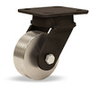 S-WHK-4HSB Inferno Swivel Caster with 4" Stainless Steel Wheel