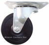 4PUHRS 4 inch Swivel Caster Hard Rubber Wheel