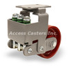 R-AEZFFM-13MB Spring loaded caster with 10" x 3" Metal wheel