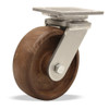 S-WHS-6HNY 6" high temperature stainless steel Workhorse swivel caster with scorcher wheel
