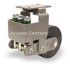 R-AEZFFM-63NYB Spring loaded caster with 6" x 3" Nylast wheel
