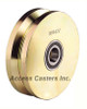 MVG4060-1/2 Six Inch Heavy Duty V-Groove Wheel, 1/2" spacers