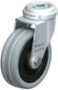 1.45.21075-AC  75mm swivel caster with 11mm bolt hole