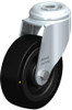 LKRA-VPA 101K-EL Blickle 4 Inch Conductive Swivel Caster with Hollow Bolt Hole