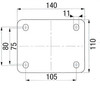 110 x 140 top plate dimensions