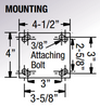 4 x 4.5 Plate Dimensions