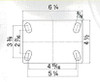 16 Series Blickle plate dimensions