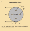 2SL 050 STOL  Revvo dual wheel low height caster with steel wheels