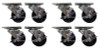 178A3PCKIT8-AC 3 Inch Caster Set of Eight for Avantco