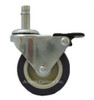 Poly on Poly Grip Ring Stem Swivel Caster Brake