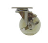 3" White Nylon Stainless Steel Swivel Caster with Brake