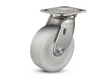 D4.04109.539 WN SS WB29 Four inch Stainless Steel Swivel Caster with White Nylon Wheel