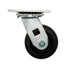 Swivel caster with 4" x 2" phenolic wheel