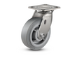 D4.04109.459 SS WB29 Four inch Stainless Steel Swivel Caster with Gray Performa Wheel