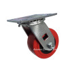 4" swivel caster with poly wheel