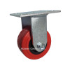 4AEMPR 4" x 2" rigid caster with poly on poly wheel