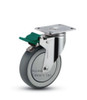 4 inch swivel plate caster with Directional Lock brake