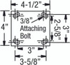 4 x 4 1/2 top plate dimensions