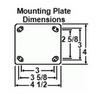 4 x 4.5 Plate Dimensions