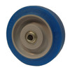 4" blue TPR tread wheel