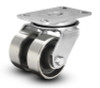 281FS05201S Albion Dual Wheel Swivel Caster with Forged Steel Wheels