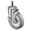 2.05254.445 Colson 5 Inch Swivel Caster With Threaded Stem