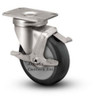 5A02PSB 5" Swivel Caster with Brake Poly Wheel