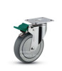 5 inch swivel plate caster with Directional Lock brake