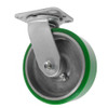 5DPAS 5"Swivel Caster with Polyurethane on Aluminum Wheel