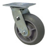 5SPRDS 5" x 2" Swivel Plate Caster, TPR Round Wheel