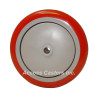 5DPR51 red polyurethane tread wheel