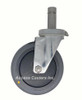 5CN95SW 5" Stainless Steel Anti-Static Caster with Wire Post Stem