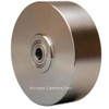 6" X 2" solid stainless steel wheel, 1/2" ID precision ball bearings