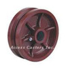 Ductile iron v-groove wheel