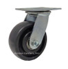 6DLXS 5" swivel caster with elastomer wheel