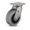 D4.06109.459 COND SS WB29 6" Stainless Steel Swivel Caster with Conductive Rubber Tread Wheel