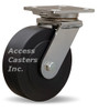 S-WHS-8NYSB 8 Inch Workhorse Stainless Steel Swivel Caster